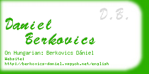 daniel berkovics business card